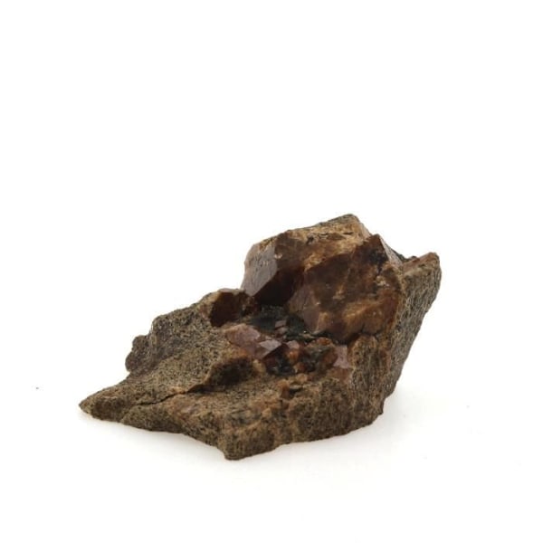 Sten-Grossular Catalansk Granat-Andradite. 341,3 øre. Pyrenæerne-Orientales, Frankrig