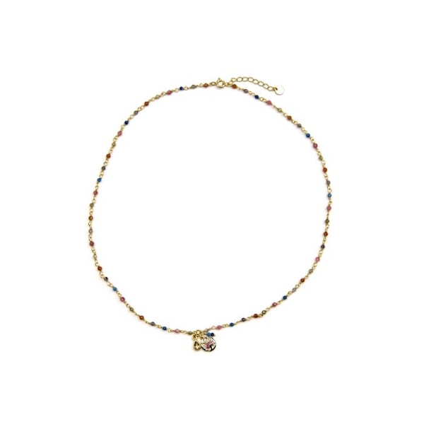 Collier - Luxenter - Iorz - Argent 925 - Guld 18k - Multifarvet krystal Flerfärgad