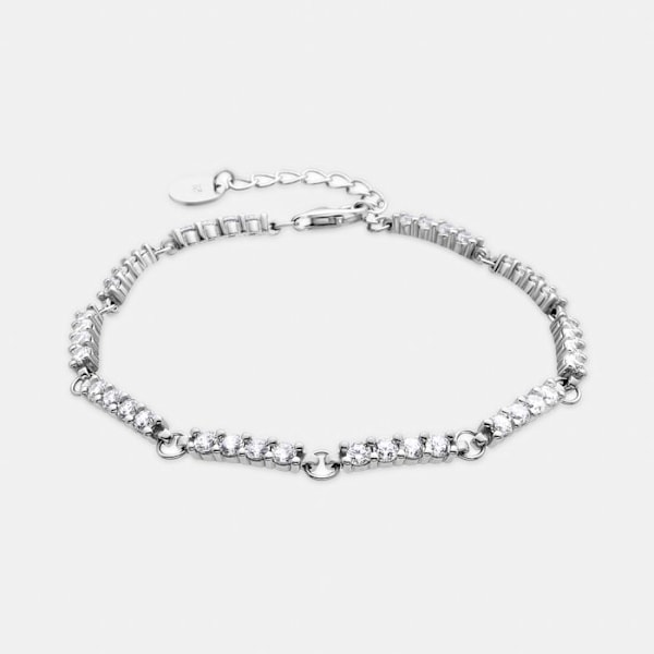 Armband - Luxenter - Knut - Silver 925 - Zirkonium - Rhodiumpläterad