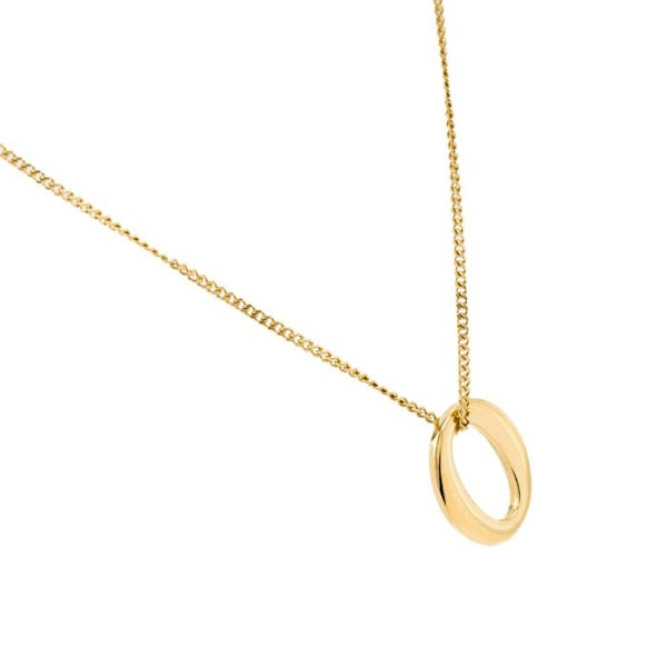 Kaulaketju - Luxenter - Ausa - Keltakulta 18K - 60cm - Riipus 24,3x24,8mm Gul