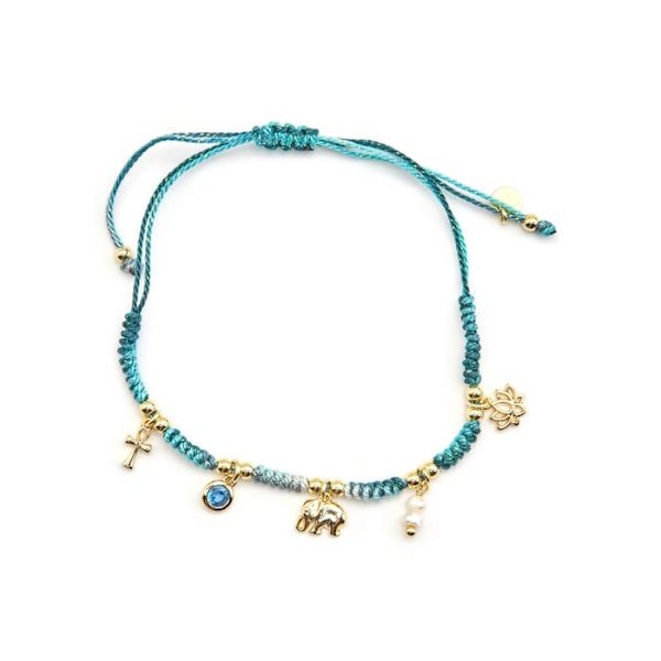Armbånd - Luxenter - Rukful - Sølv 925 - Guld 18k - Multifarvede zirkoner Flerfärgad