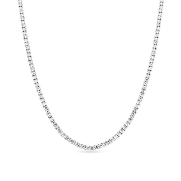 Collier Luxenter i 925 sølv og rhodineret zirkonium - Tahu