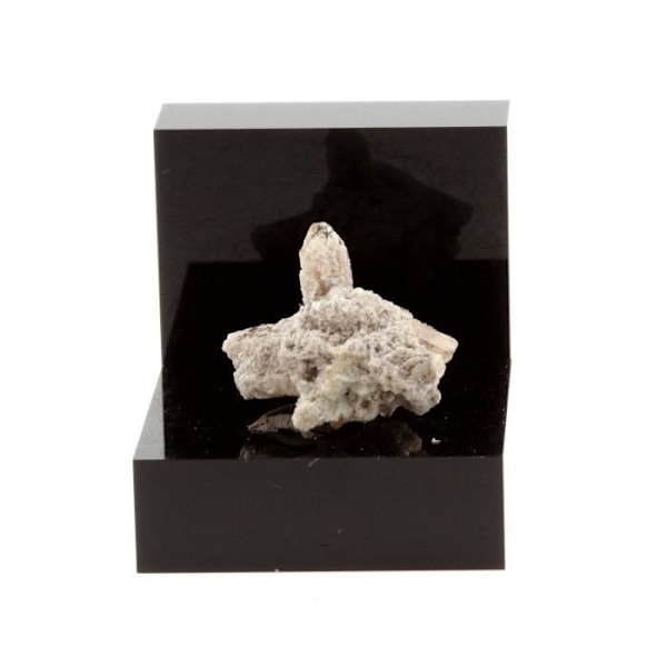 Sten og mineraler. Smoky Topaz + Gips. 13,30 øre. Thomas Range, Juab Co., Utah, USA.