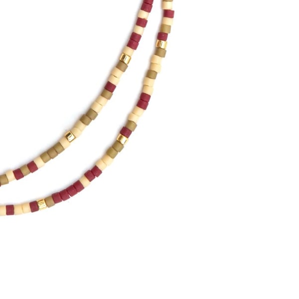 Armband - Luxenter - Furie - Brun kristall - Guld 18k - Bredd 3,5 mm kastanj