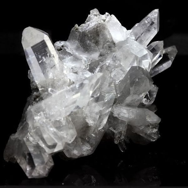 Sten og mineraler. Bergkrystal kvarts. 312,2 ct. Piz Regina, Grischun, Schweiz.