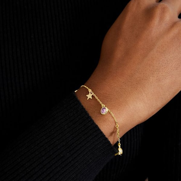 Armband - Luxenter - Sunah - Flerfärgat zirkon - 18K gult guld - Kvinna Flerfärgad