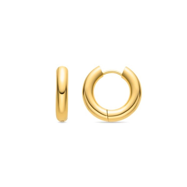 Örhängen - Luxenter - Helali - Guld 18k - Metalllegering - 4 mm bred gyllene