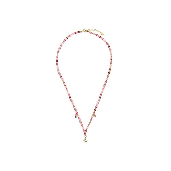 Collier - Luxenter - Axelon - Silver 925 - Guld 18k - Rosa lack
