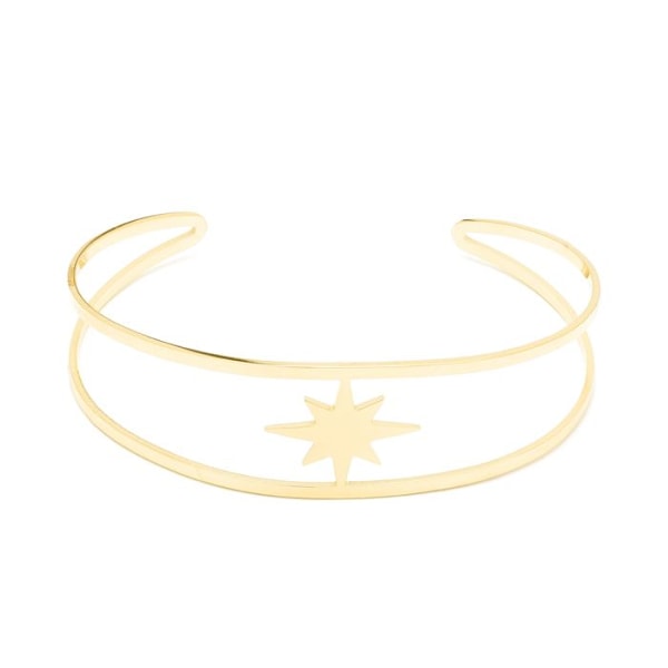 Armbånd - Luxenter - Ugri - 18 karat guld - Rustfrit stål - Diameter 59 mm Gul