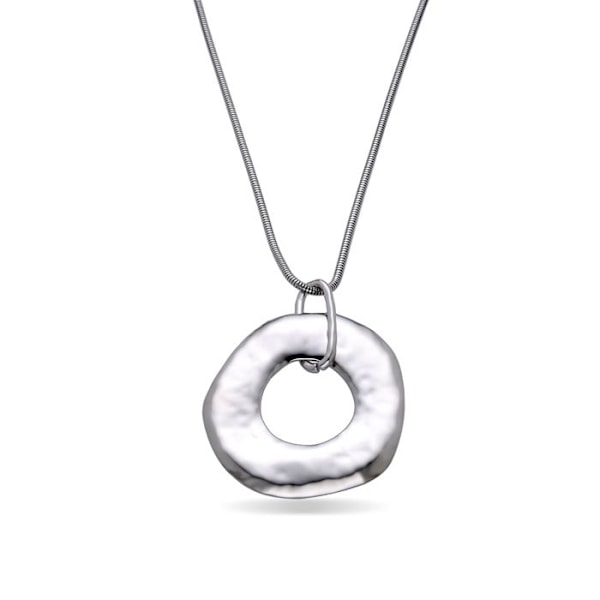 Halsband - Luxenter - Routa - Rodinerad - 80 cm - Silverfärgad