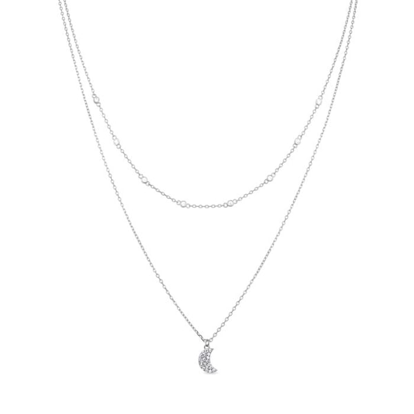 Collier - Luxenter - Lisvau - Argent 925 - Zirkonium - Rhodiumpläterad