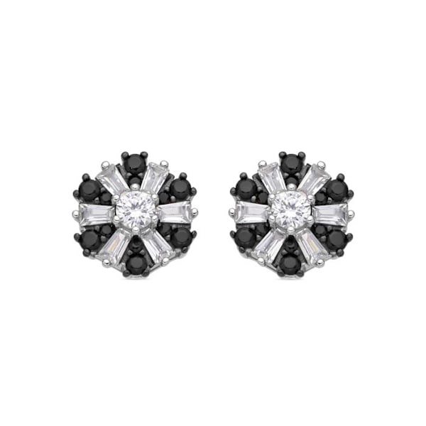 Boucles d'oreilles Luxenter i 925 sølv og zirkonium onyx belagt med rhodium - Lorush