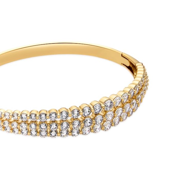 Rannekoru - Luxenter - Keon - Keltakulta 18k - Valkoinen zirkonia - 56 mm halkaisija