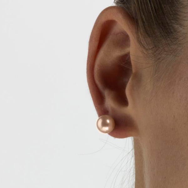 Örhängen - Luxenter - Gul - Silver 925 - Rosa pärla - Rhodiumpläterad Rosa
