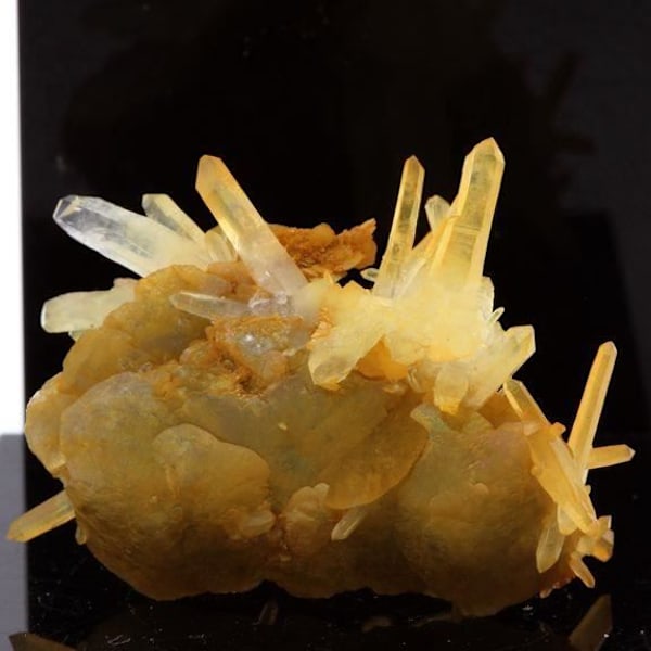 Sten og mineraler. Siderit, Kvarts. 43,78 øre. Mésage Mine, Vizille, Frankrig. Sjælden.