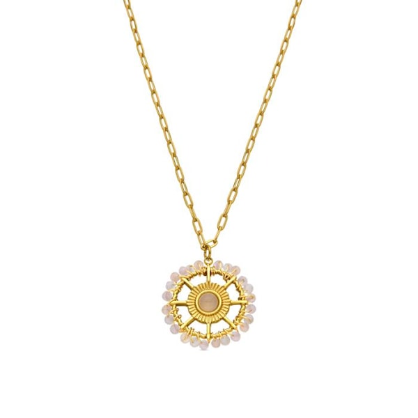 Collier - Luxenter - Yakde - Guld 18k - Zircon cubique - Længde 42 cm + 3 cm