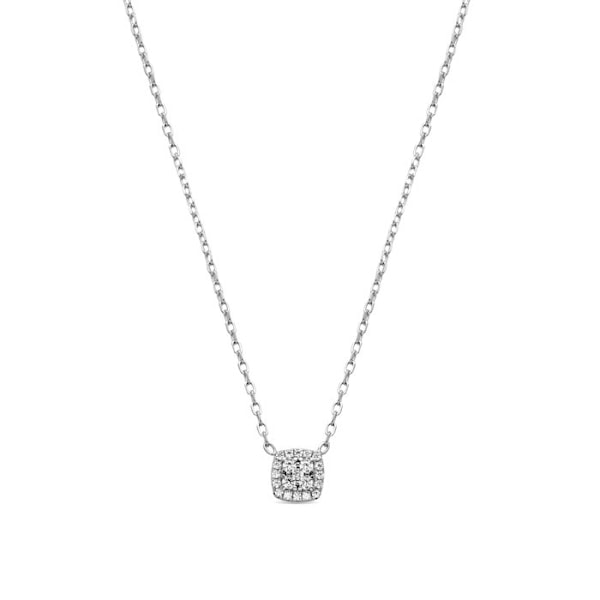 Collier - Luxenter - Amanba - Argent 925 - Zirkoner - Rhodiumpläterad