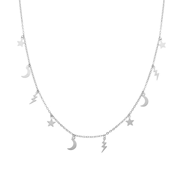 Halsband - Luxenter - Diaxi - Rhodiumbelagt - Silvrig - Zirkonoxid