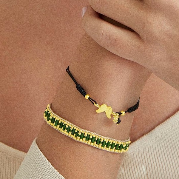 Armband - Luxenter - Dwyr - Silver 925 - Guld 18K - Justerbar kubisk zirkon
