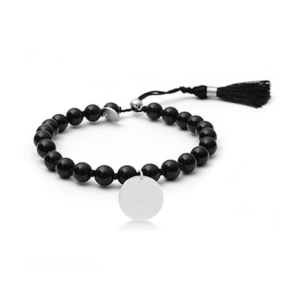 Armbånd - Luxenter - Mi Sol - Sølv 925 - Onyx - Rhodiumbelagt