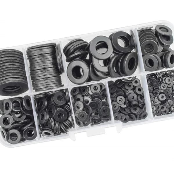 580 stk Nylon Flat Skive Sortimentsett Tetningsavstandsstykke