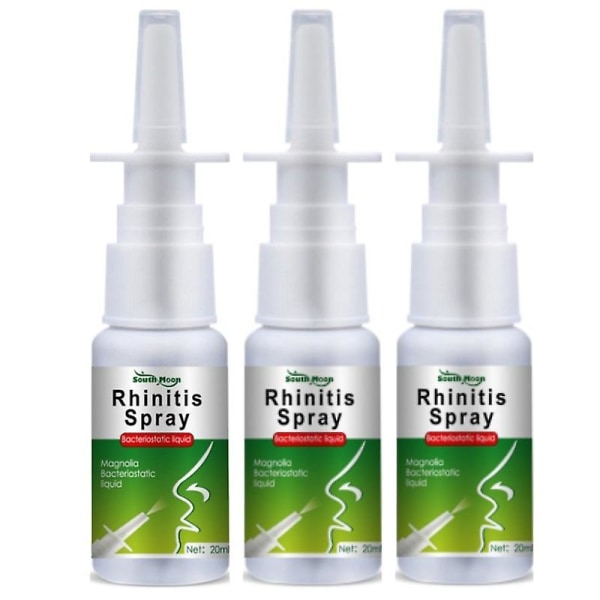 1-3 st Rhinit Nässpray Naturlig Snabb Relief Nässpray Nysningar Bihåleinflammation Snarkning Behandling Näsvård Spray 1PC