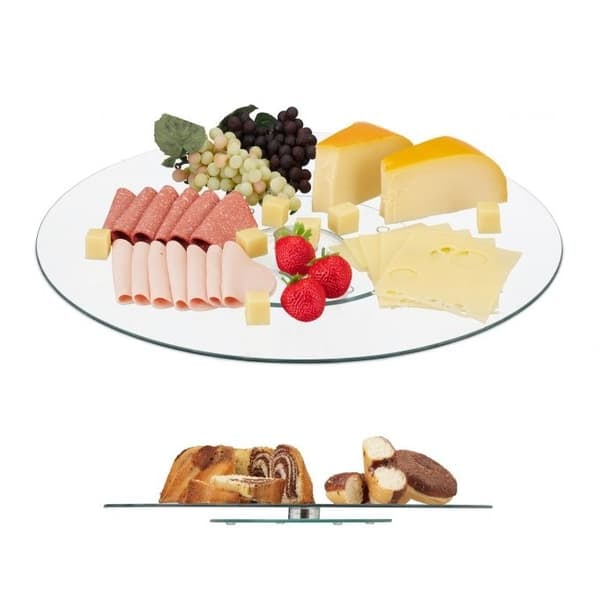 Serveringsplade af glas roterbar_NN