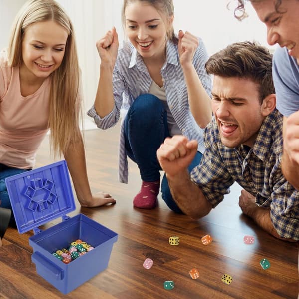 Dumpster Dice 80 st snabba soptärningar interaktivt schackbräde partyspel Presentförpackning Spännande soptunnetärningar för barnkalas