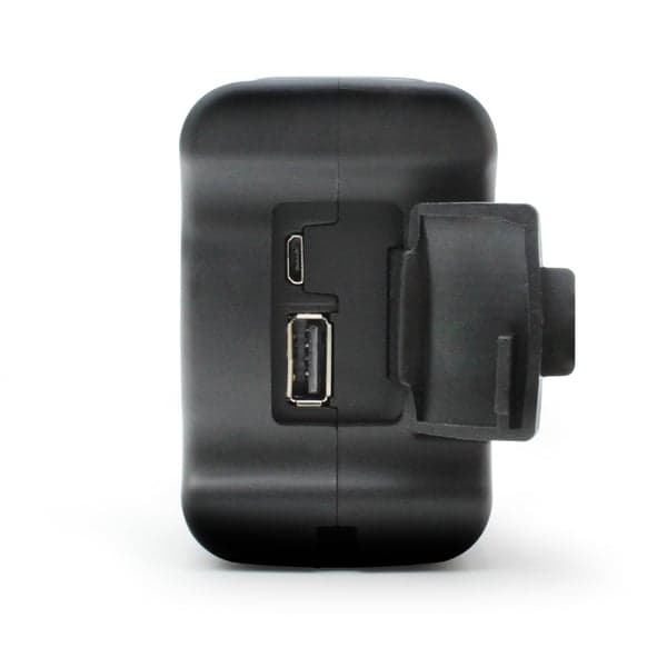 Kampiokello aurinkokennoilla /Taskulamppu - 2000mAh Powerbank Musta