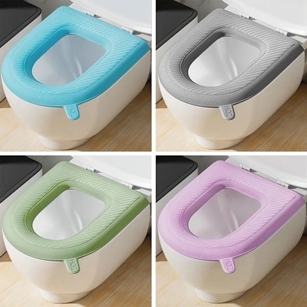 Pehmeä WC-istuin WC-kansi SININEN sininen
