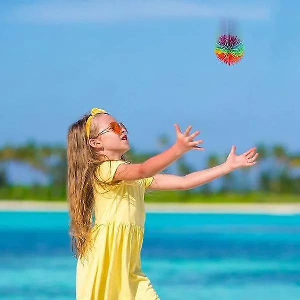 /NN/Ståltrådssensoriske bolde, stressbold, børns ståltrådsbundne stressboldregn