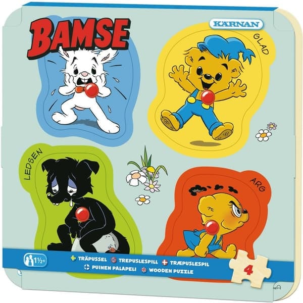 Knoppussel Bamse 4 bitar_NN