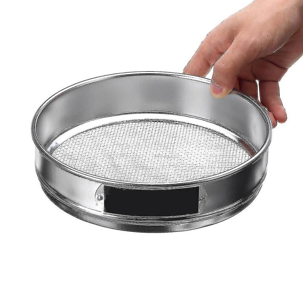 2-500m Runda 304 Rostfritt Stål Lab Sikt Öppningar Siktar Skakar Kit Mjöl Filter Skärm Ser 25cm Diameter 70 Mesh 0.25mm