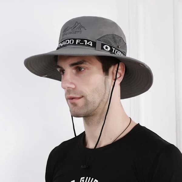Bøttehatt UV-caps BEIGE beige