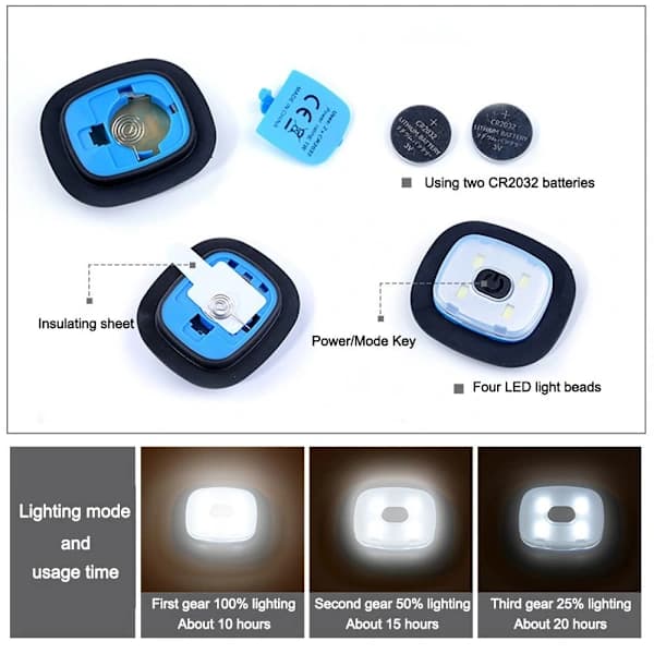 LED hue strikket hat 4 4 4