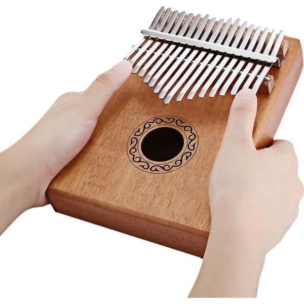 Tommelfingerklaver 17 Tangenter Kalimba Finger Bærbart træmusikinstrument_NN