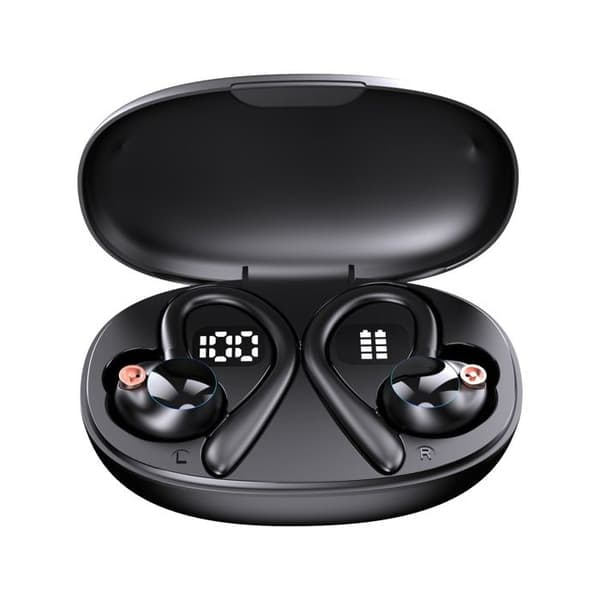 {NT}Trådløse Sport Bluetooth-hodetelefoner, Bluetooth 5.3 HiFi Stereo-hodetelefoner, Løpe Bluetooth-headset IP7 Vanntett