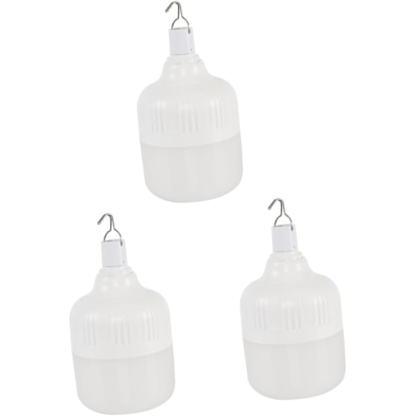 3 st LED Tältlampa Camping Vit Utomhus Nödljus