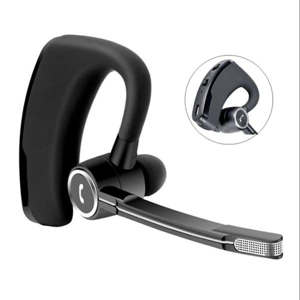 Bluetooth-hodesett - V8S Svart black