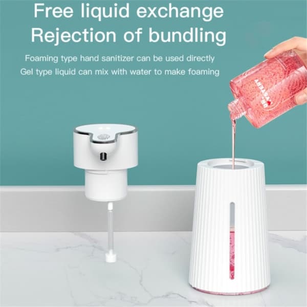 Automatic Liquid Soap Dispenser Touchless Soap Pump Foam Foaming Vit white