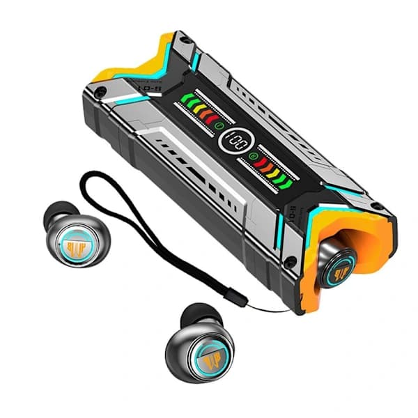 2023 Mecha Trådløst Headset Gaming Headset GRÅ Grå