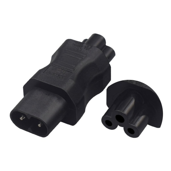 C7 til C8 rett adapter hann til hunn Adapter C7 til C8 adapter Kabeladapter C8 til C13/C8 til C15/C8 til C5 Kompakt- null - C8 til C5/NC/