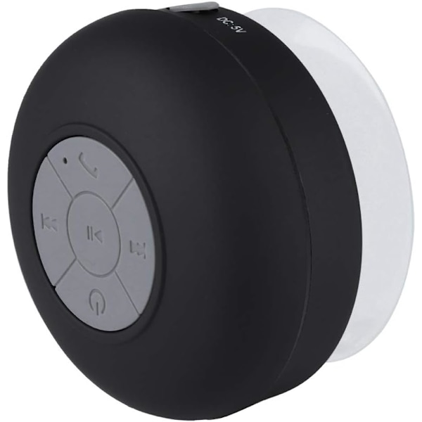 Vanntett Bluetooth-høyttaler IP4 trådløs handsfree, svart