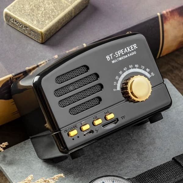 {NT} Bærbar Bluetooth-højtaler - Ikke specificeret - Sort model - 1200 mAh - 5W - Bluetooth 4.1