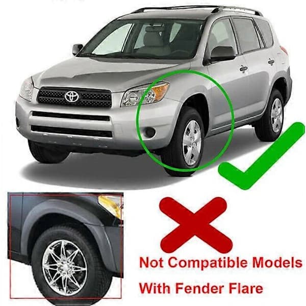 Komplet sæt stænklapper PT769-42091 til 2006-2012 Toyota RAV4