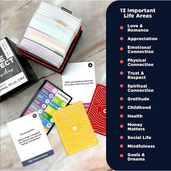 Parspel för Par - Dejtkvällsspel för Par - Paraktiviteter och Konversationskort - Dejtkvällsspel för Par reconnect/NT/