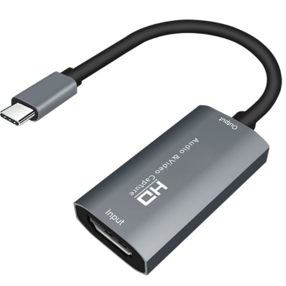 Video Capture Card / USB-C til HDMI-kompatibel adapter