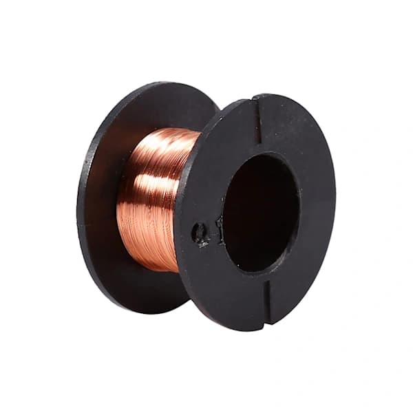 Kobbertrådvikling - 5 stk, 0,1 mm, 12 m lengde