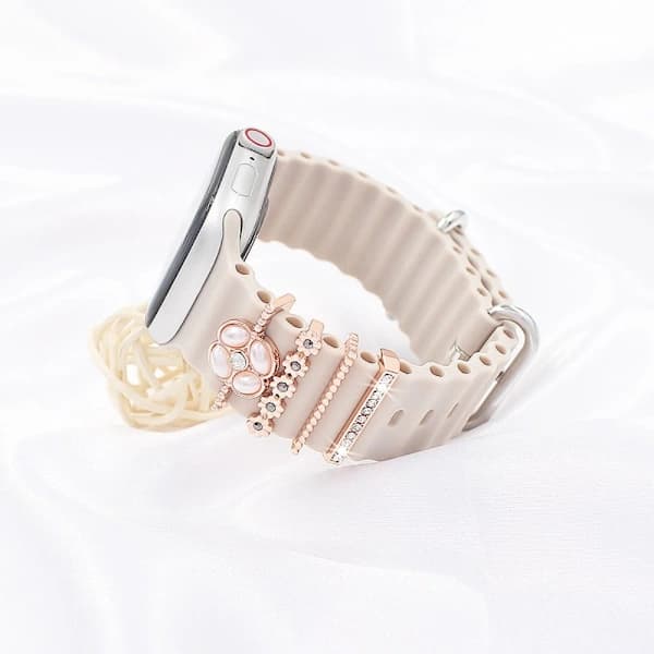 Klockarmbandsdekoration Dekorativ Ring SILVER Silver