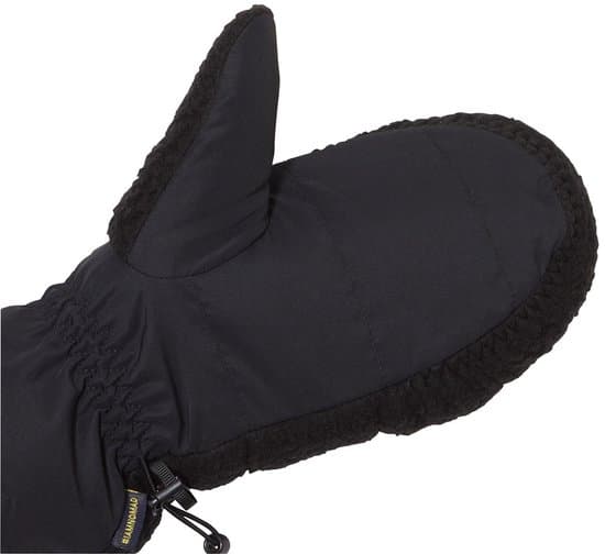 NOMAD Sherpa-vantar XL för män och kvinnor, varma vintervantar med fleecefoder, vattenavvisande och isolerade, svarta